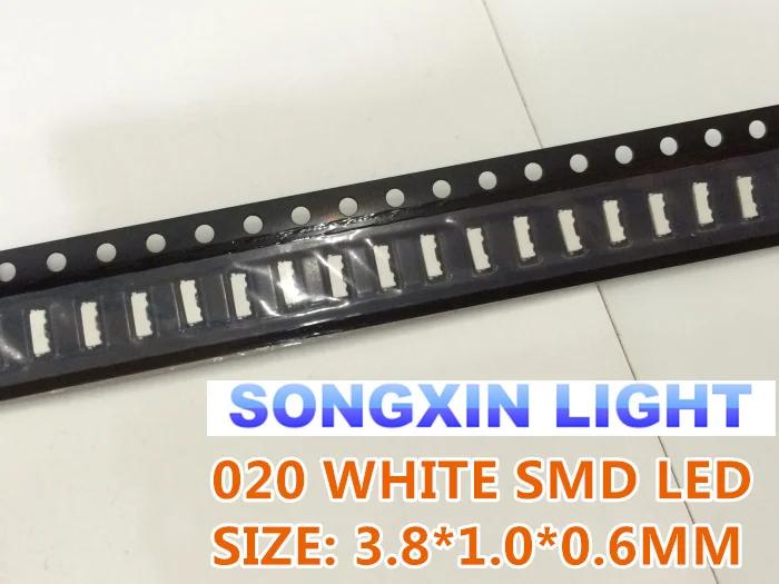 100 ȭƮ 3806 3810 ̵  SMD/SMT CW, 3.8*1.0*0.6mm, 6000-9000K ߱ ̿   020 SMD LED ȭƮ, 020 PCs